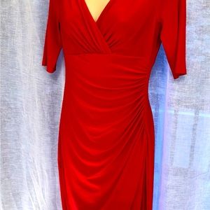 Beautiful bright red Ralph Lauren dress